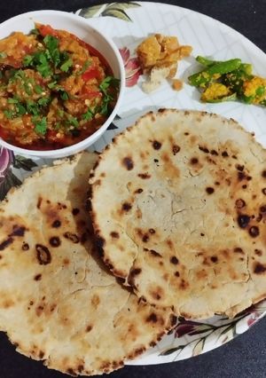 A picture of Baingan Bhartha.