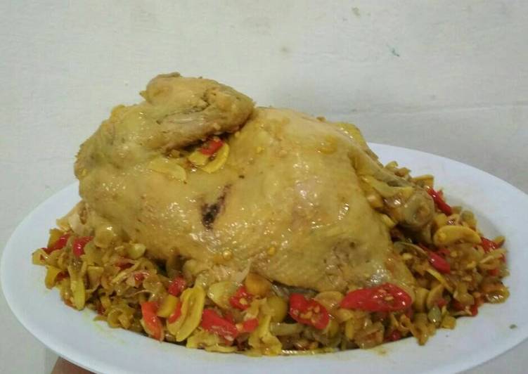 Resep Ayam betutu ala rawid kitchen yang Enak Banget