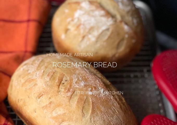 Instant Pot Olive Oil Rosemary No Knead Bread - Cooking Carnival