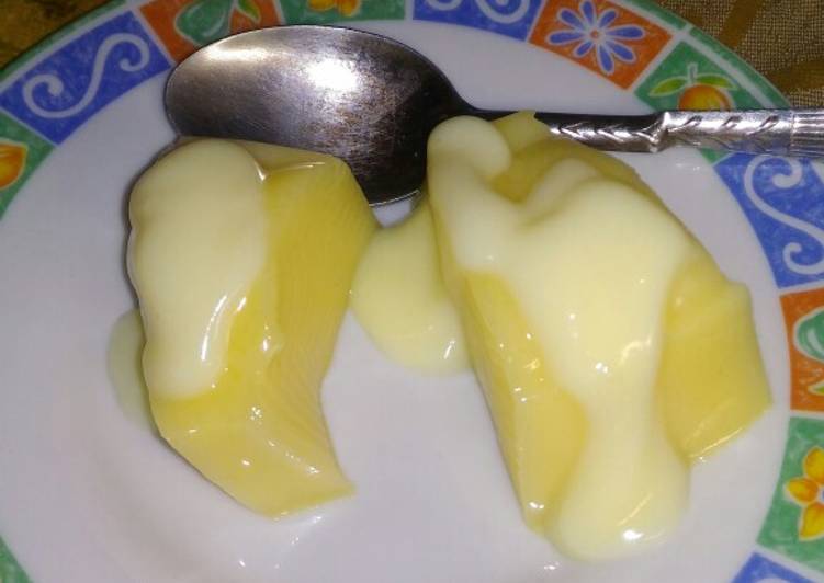 Puding jagung Vla Vanilla