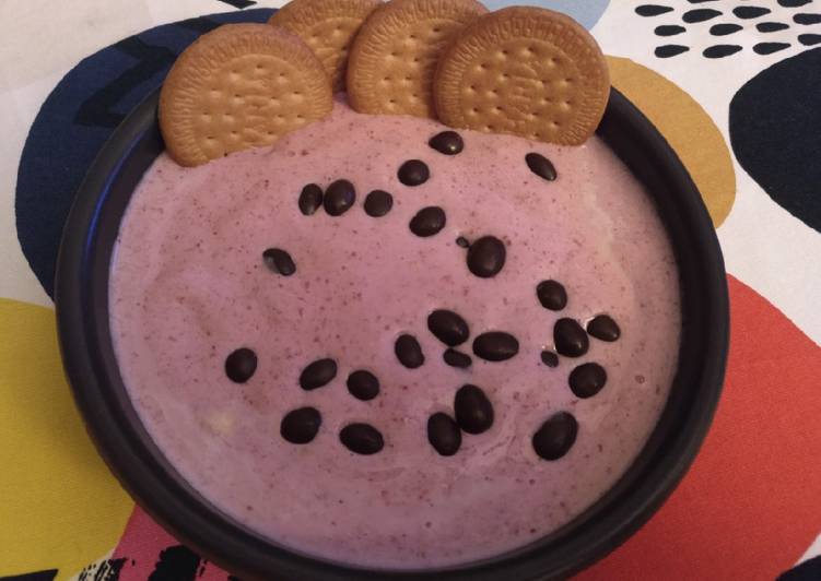 Smoothie de fresa y plátano