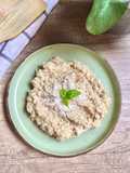 Falso risotto de pollo con cebolla