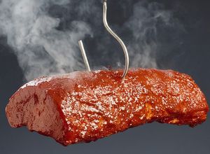 Una foto de Bondiola en salsa BBQ