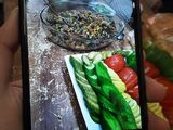 الشاورما بالخضار