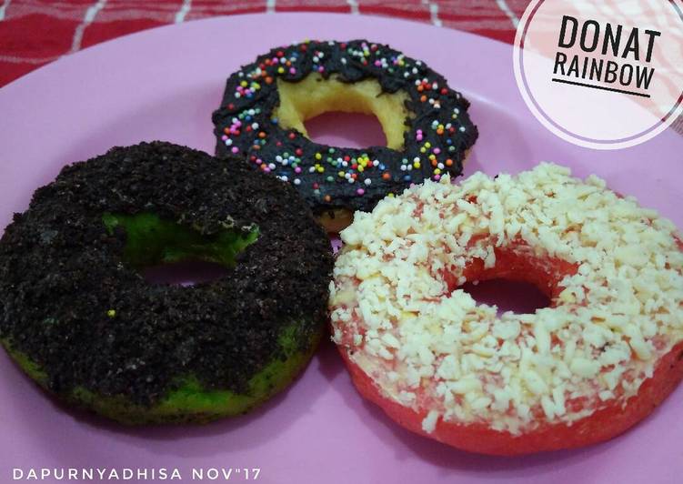 Donat rainbow