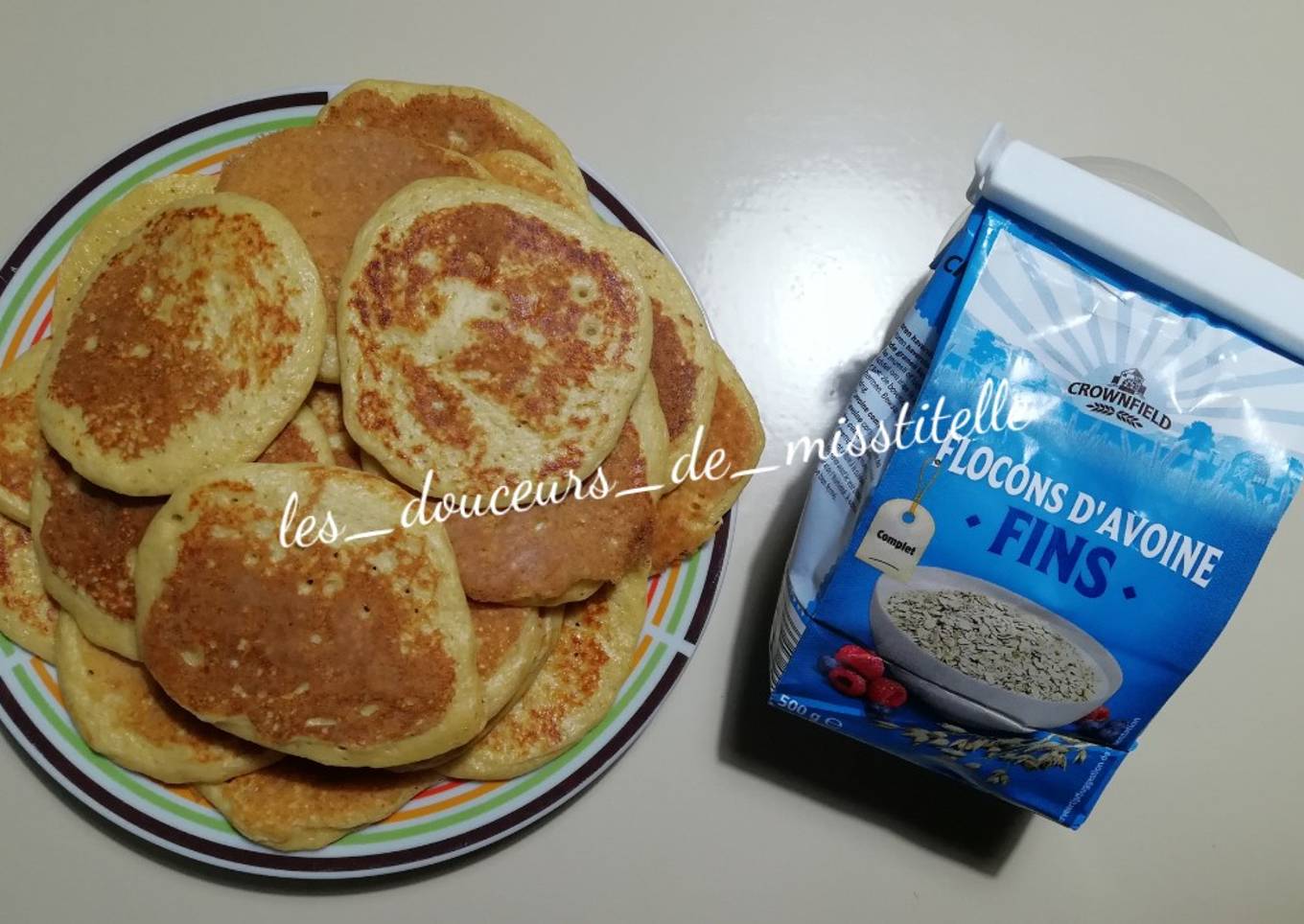 Pancakes aux flocons d'avoine