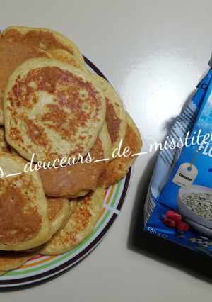 Une photo de Pancakes aux flocons d'avoine