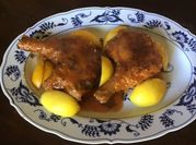 A picture of deep fried chicken skin
