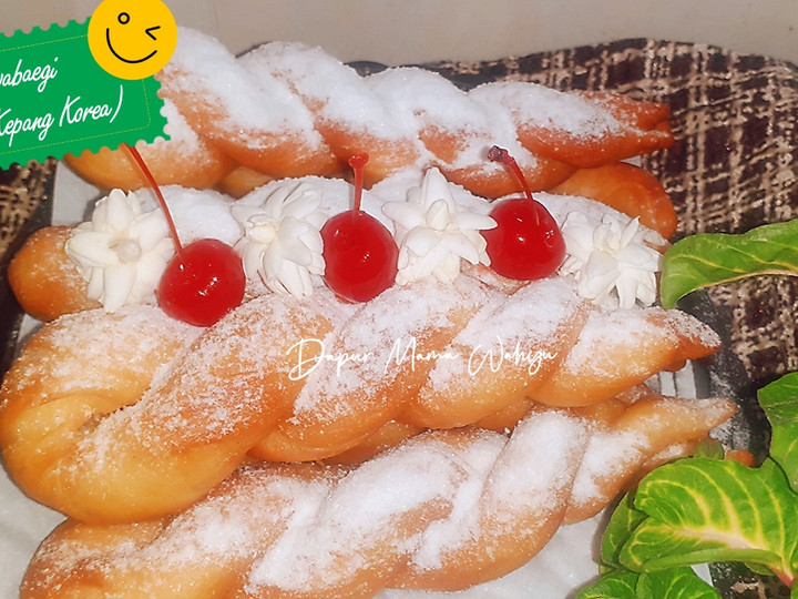 Langkah Mudah untuk Menyiapkan Donat kepang (donat korea), Enak Banget