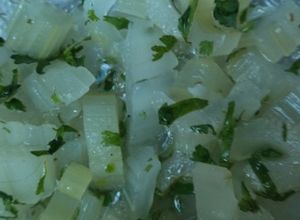 Una foto de Ensalada de apio cocido