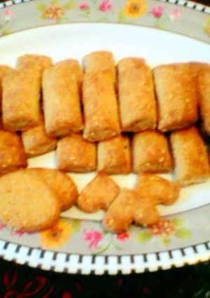 صورة لوصفة بسكوت بالسمسم