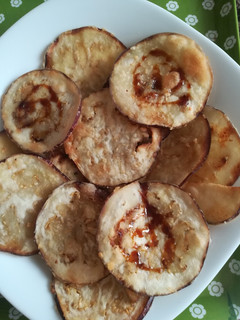 Una foto de Berenjenas fritas con miel de caña