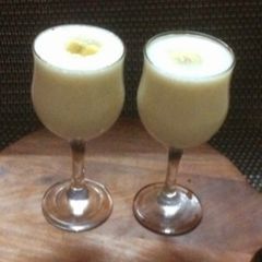 A picture of Banana lassi.