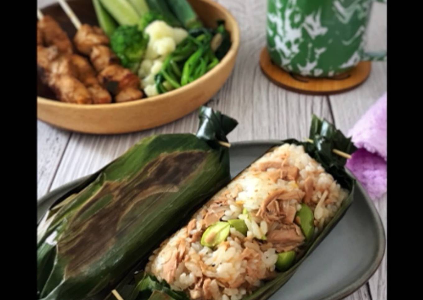 164. Nasi bakar tuna kaleng + pete