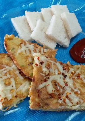 A picture of Potato Egg Cheese Omelette.
