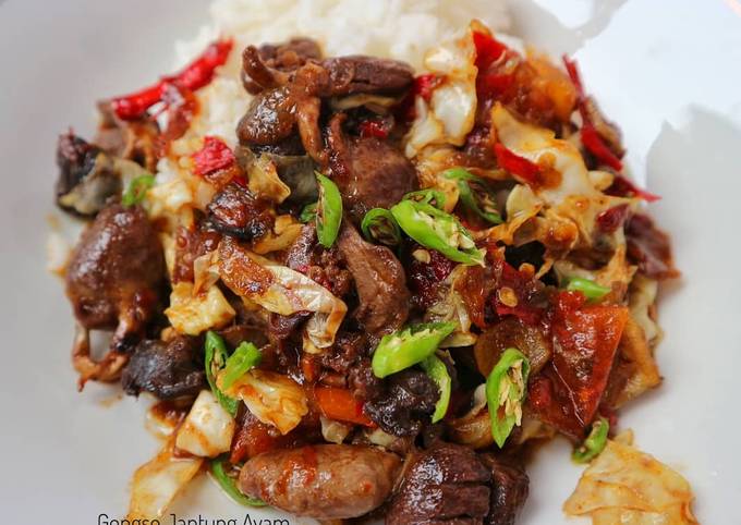 Cara Memasak Gongso jantung ayam Bunda Pasti Bisa