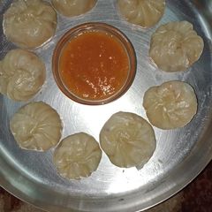A picture of Steamed momos.