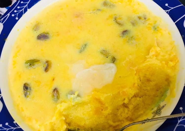 Mango & custard delight # Ramzan special