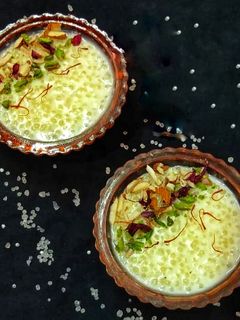 केसर साबुदाना खीर(kesar sabudana kheer recipe in hindi) रेसिपी मुख्य फोटो