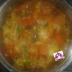 Cabbage and carrot sauce A picture of Cabbage and carrot sauce.