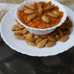 A picture of Gajar ka halwa.