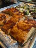 Teriyaki Salmon & Parmesan Brussel Sprouts