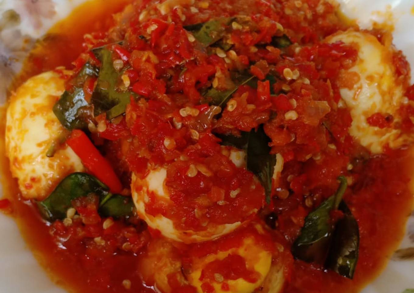 Telur balado enak