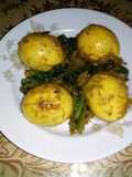 পুইশাক পাতা দিয়ে ডিম রান্না