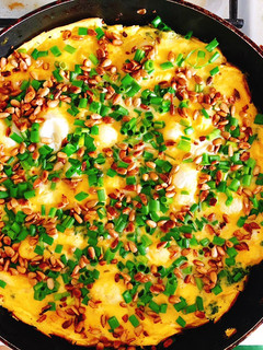 A picture of Mediterranean omelette (easy).