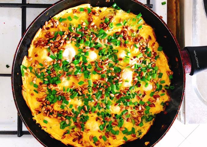 Steps to Make Super Quick Homemade Mediterranean omelette (easy)