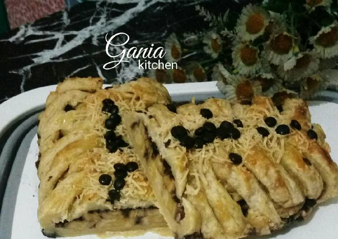 Resep Strudel Pisang Coklat Keju Anti Gagal