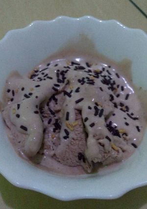 Foto resep Ice cream coklat milo