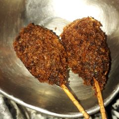 A picture of Mutton keema kababs.
