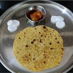 A picture of Radish Chapati.