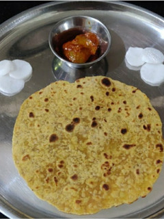 A picture of Radish Chapati.
