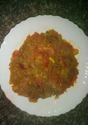 صورة لوصفة شكشوكة بذنجال