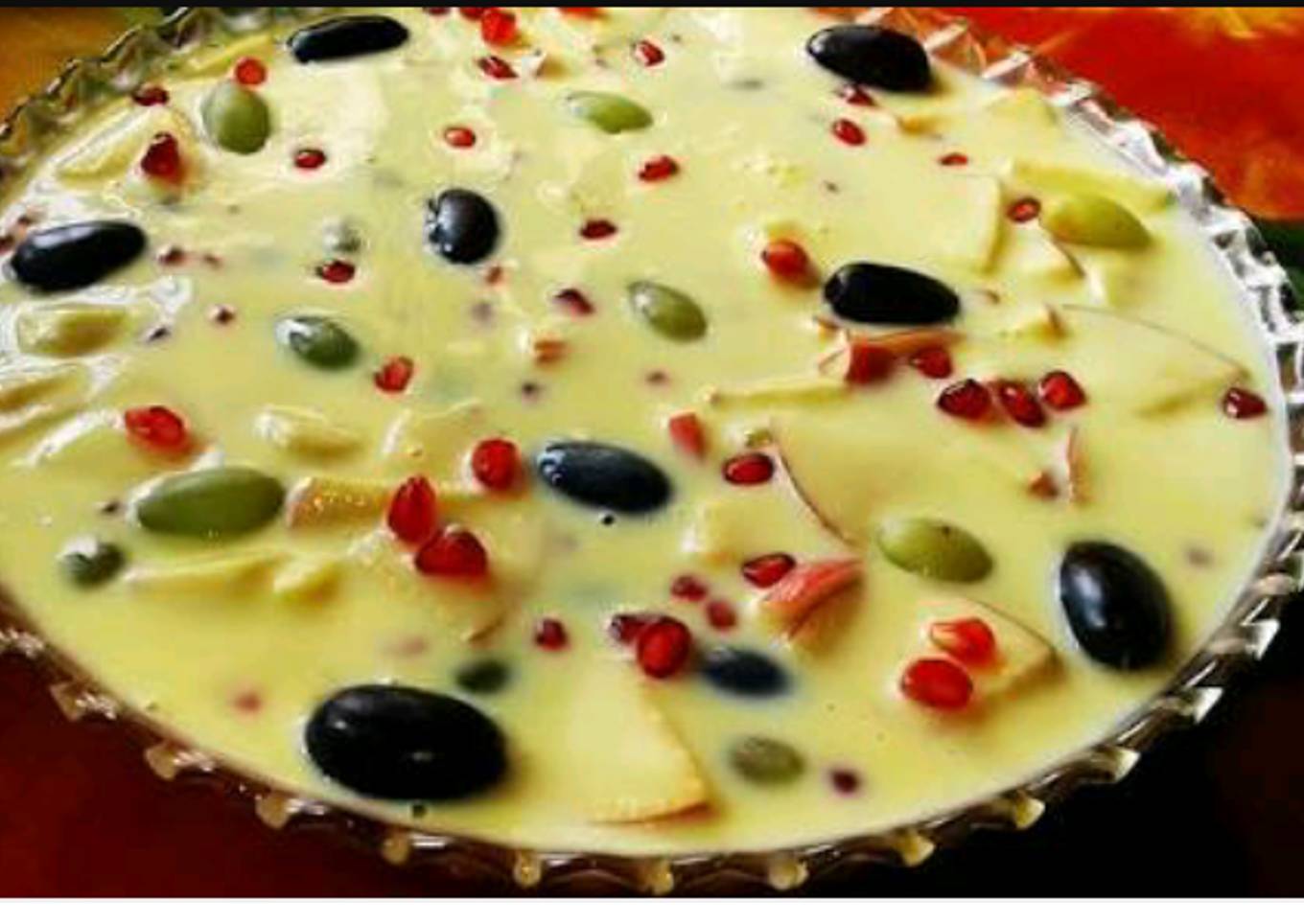 Fruit custard