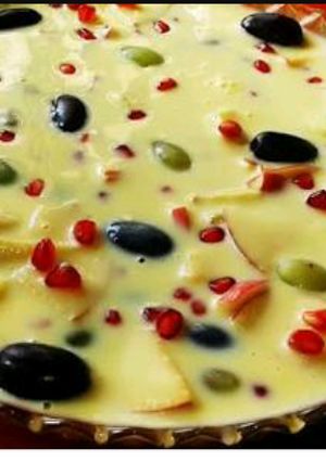 A picture of Fruit custard.