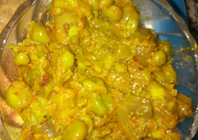 Recipe of Speedy Dry Matar mushroom