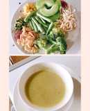 Ăn dặm bé 6 tháng: cháo rau đậu thập cẩm