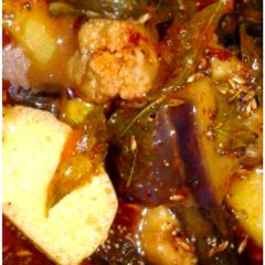 A picture of Sindhi curry.