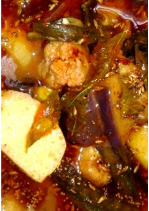A picture of Sindhi curry.