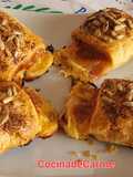 Hojaldritos rellenos con mucho queso y pipas de girasol