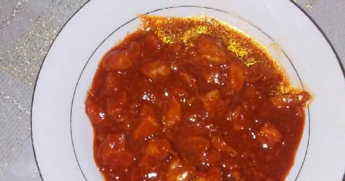 Pollo en chile rojo Receta de Mayra Garcia- Cookpad
