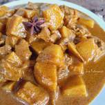 Curry daging dan kentang (bumbu instan)