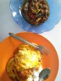 Sardine kaleng with egg and rice
