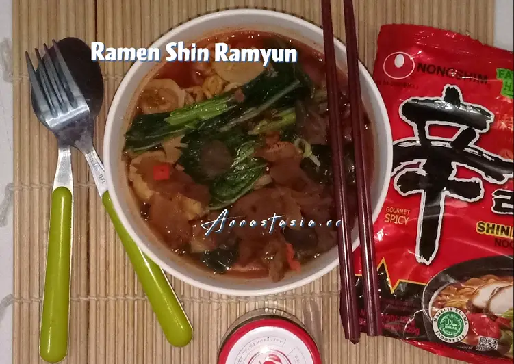 Masakan Populer Ramen Korea Shin Ramyun Ala Restoran