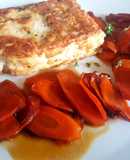 Tofu "apanado", con zanahorias caramelizada🥕#paraprincipiantes