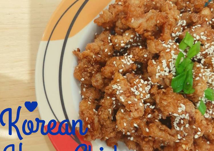 Cara Gampang Menyiapkan Korean honey chicken, Menggugah Selera
