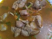 Una foto de hígado de pollo